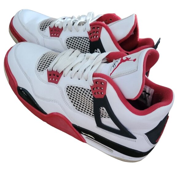 Air Jordans 4 Retro OG "Fire Red' 2020, size 10 - Picture 1 of 11